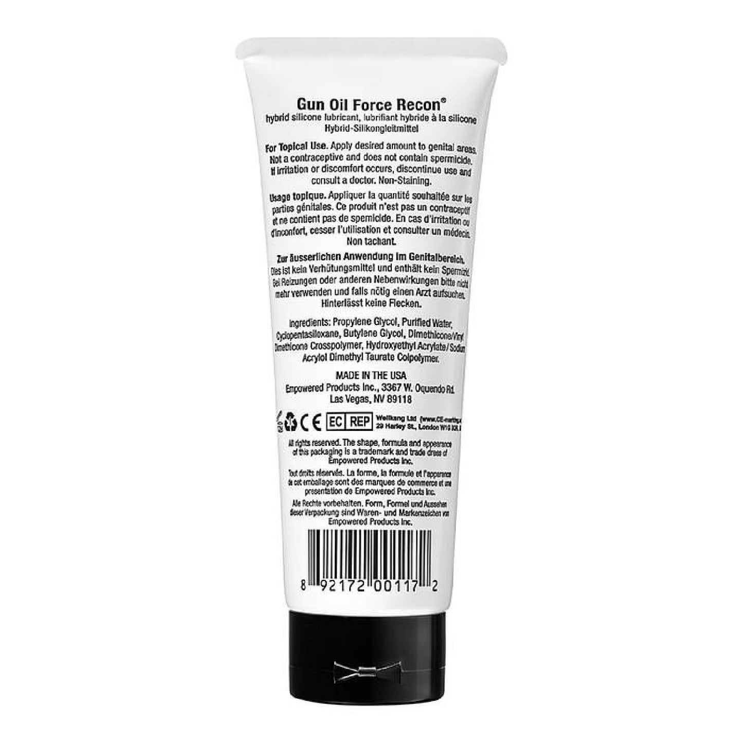 Force Recon 3.3oz/100ml Tube