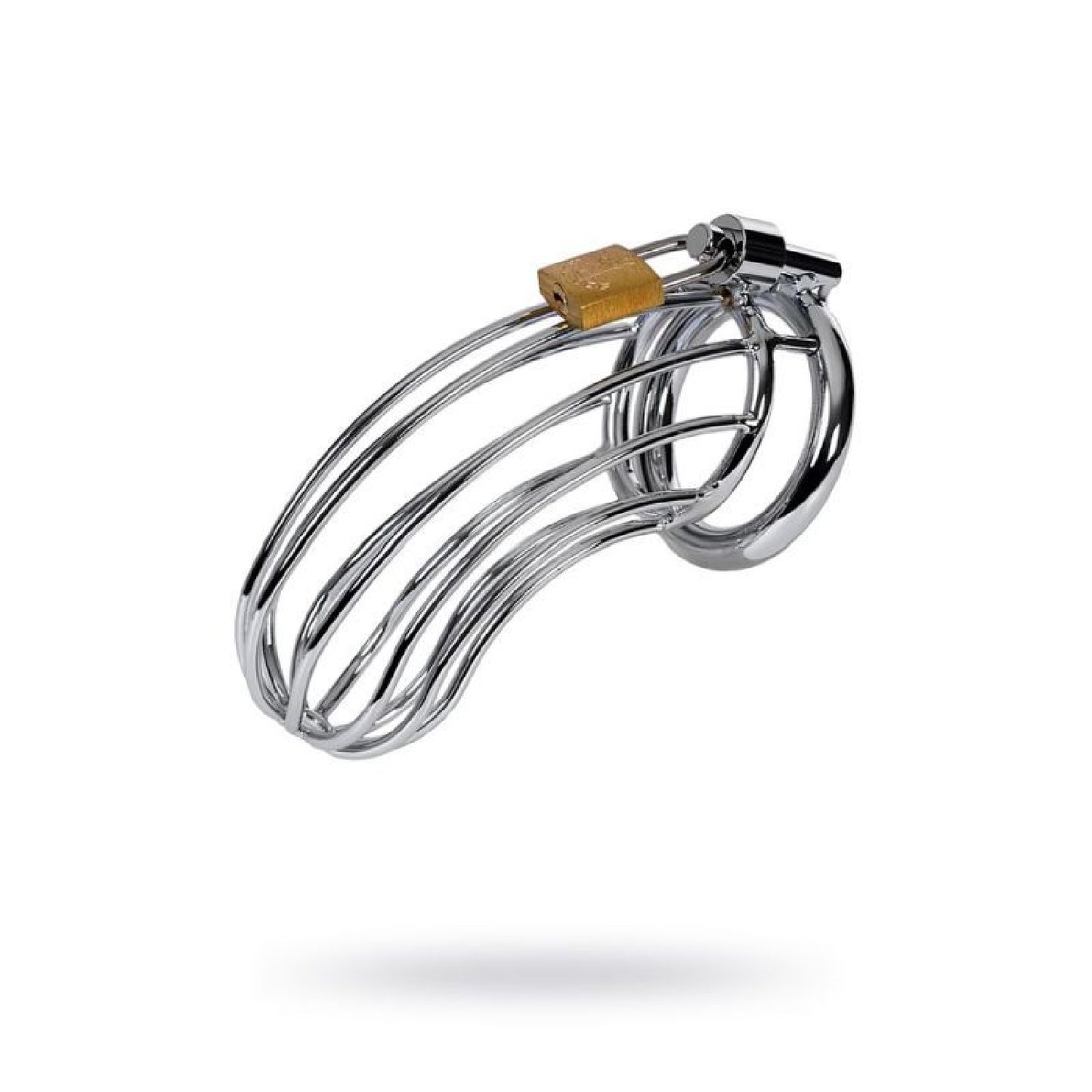 Silver Metal Birdcage Cock Cage