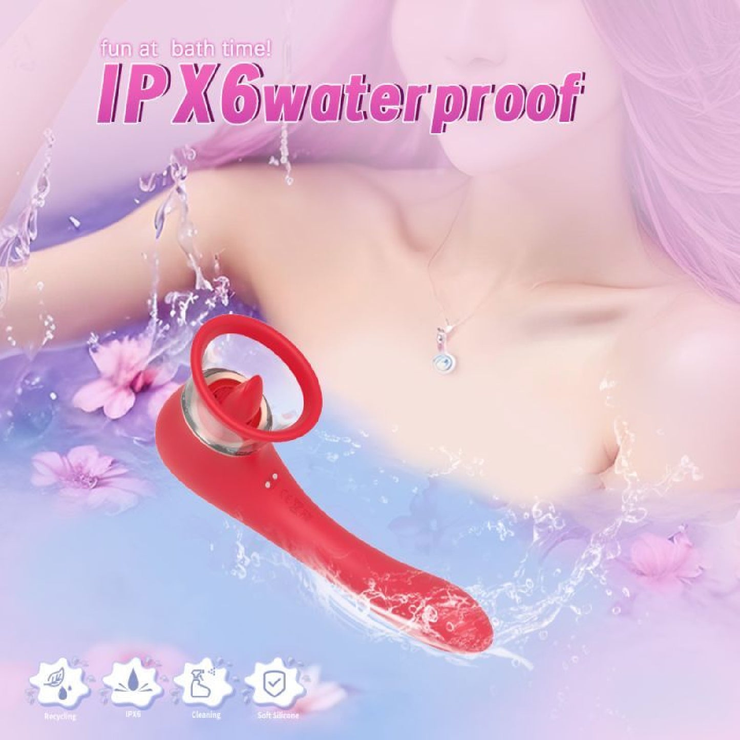 Trumpet 3-in-1 Sucking Licking Vibrating Vaginal Stimulator