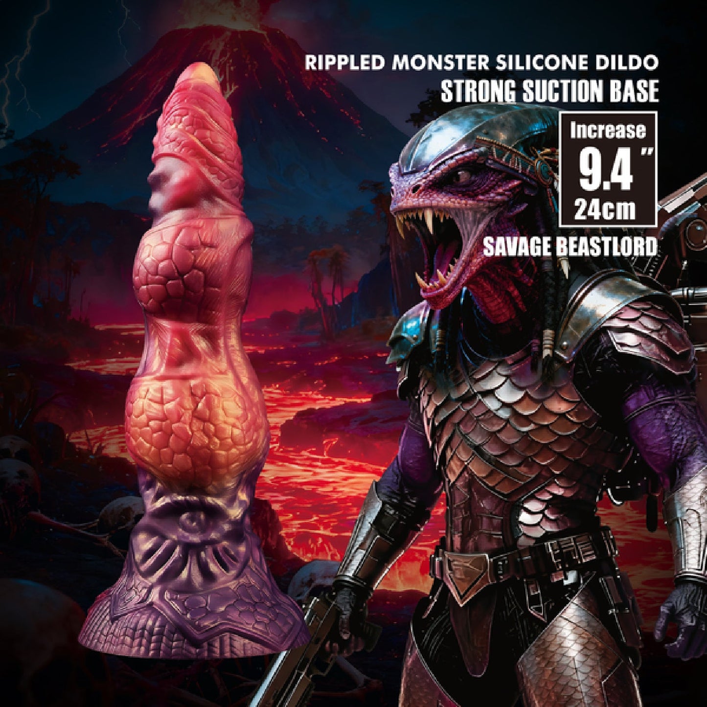 Savage Beastlord 9.4" (Pink/Purple)