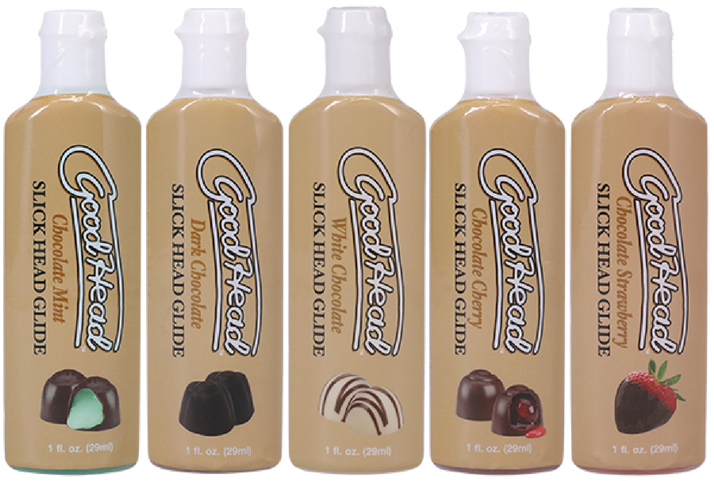 Slick Head Glide Chocolates - 5 Pack - Penis Pumps in Australia | Buy Glass Sex Toys in Australia