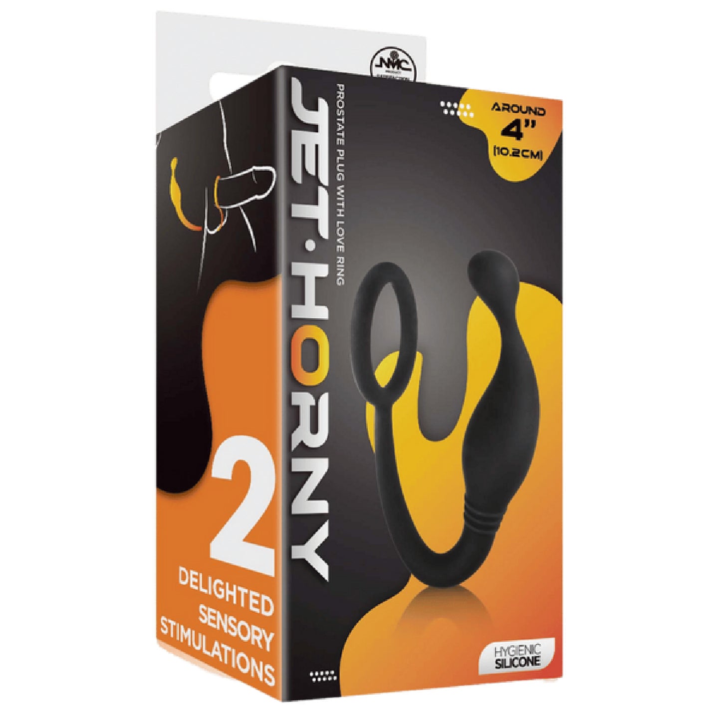 Prostate Plug with Love Ring - 4"
