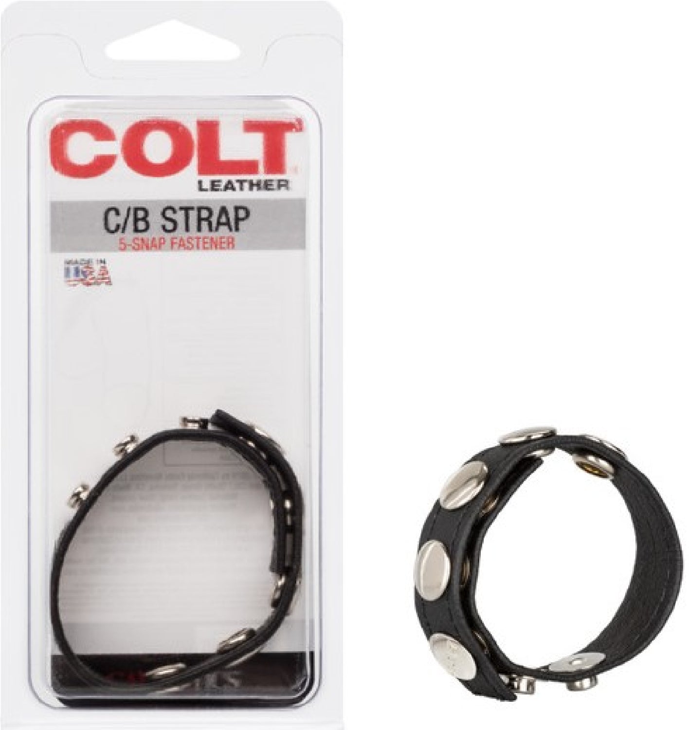 Leather C/B Strap 5-Snap Fastener - Buy Sex Toys In Australia | sex toys online