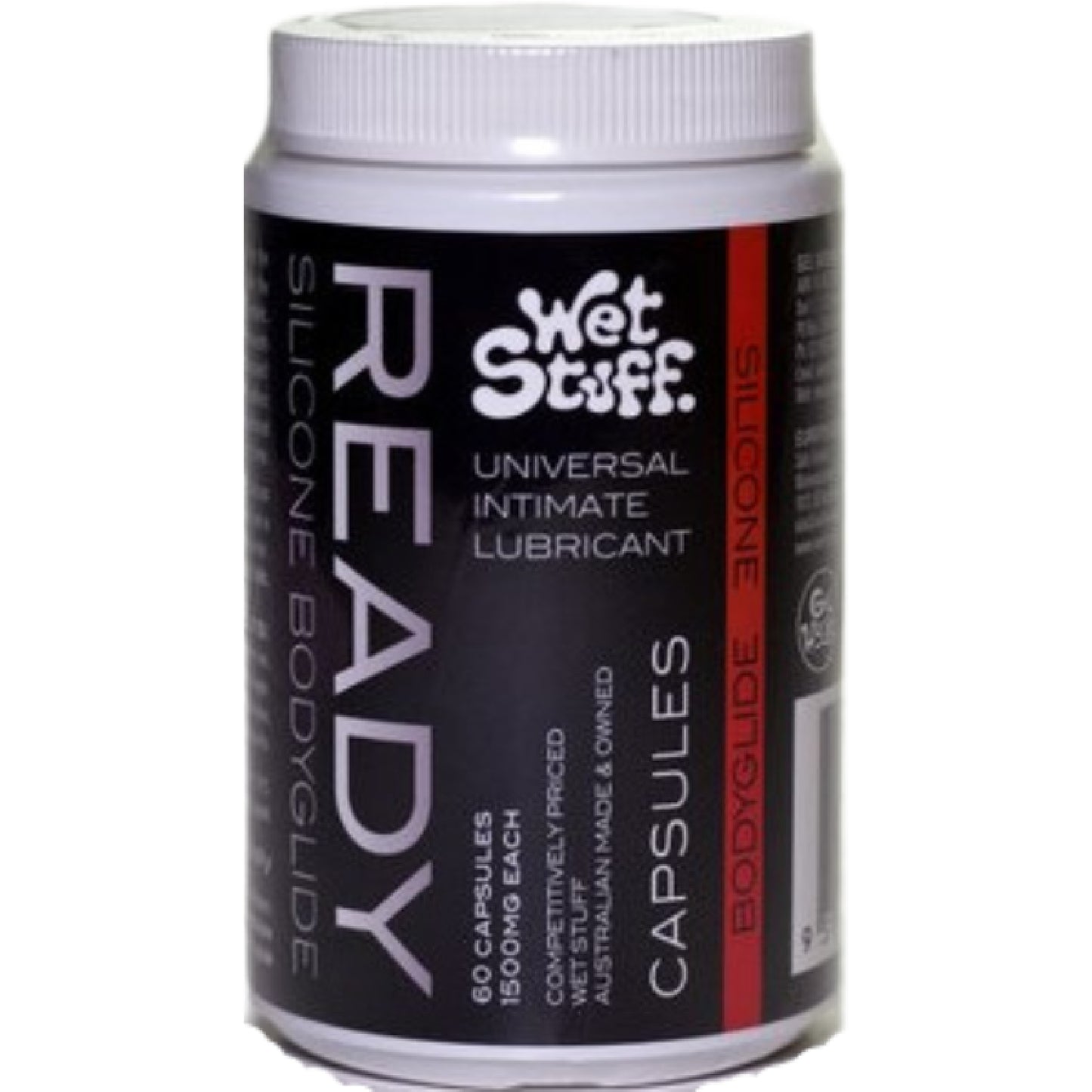 Ready Silicone Bodyglide Caps 60/Jar