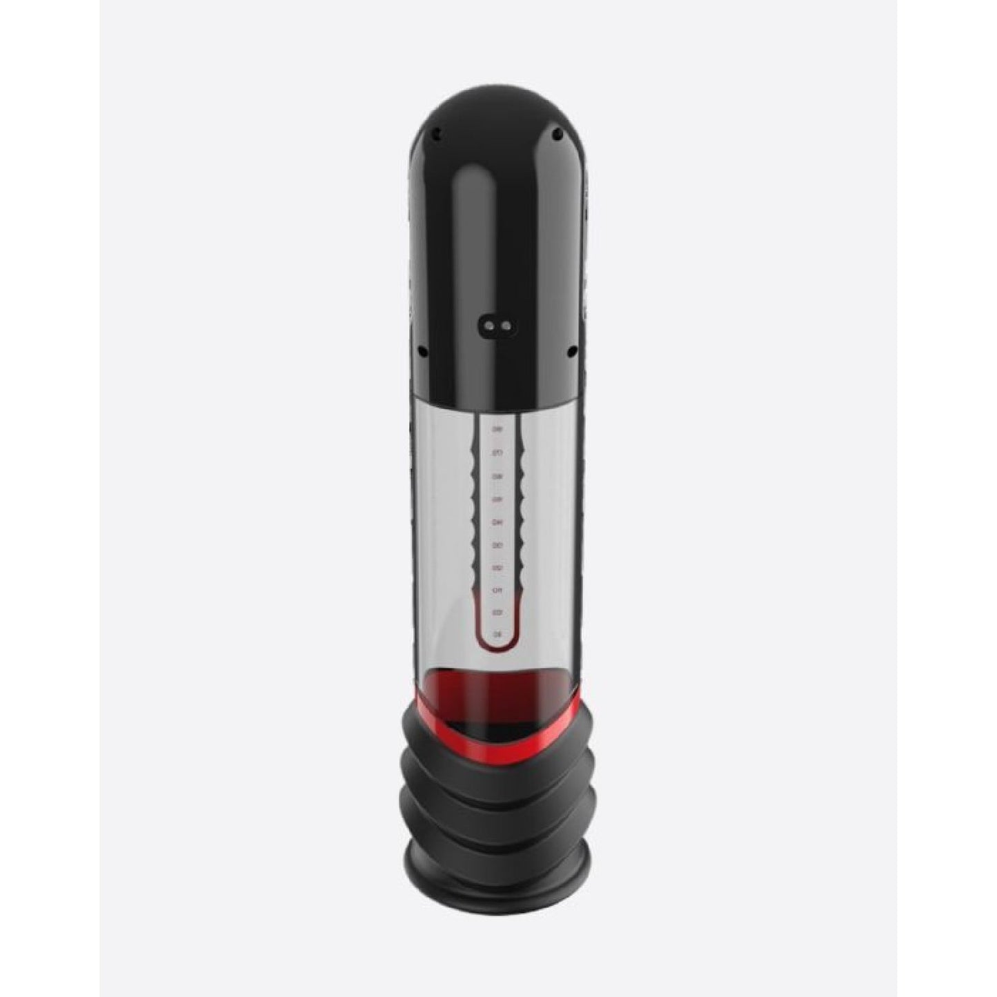 ISP90 Curve Infrared Automatic LCD Penis Pump Red
