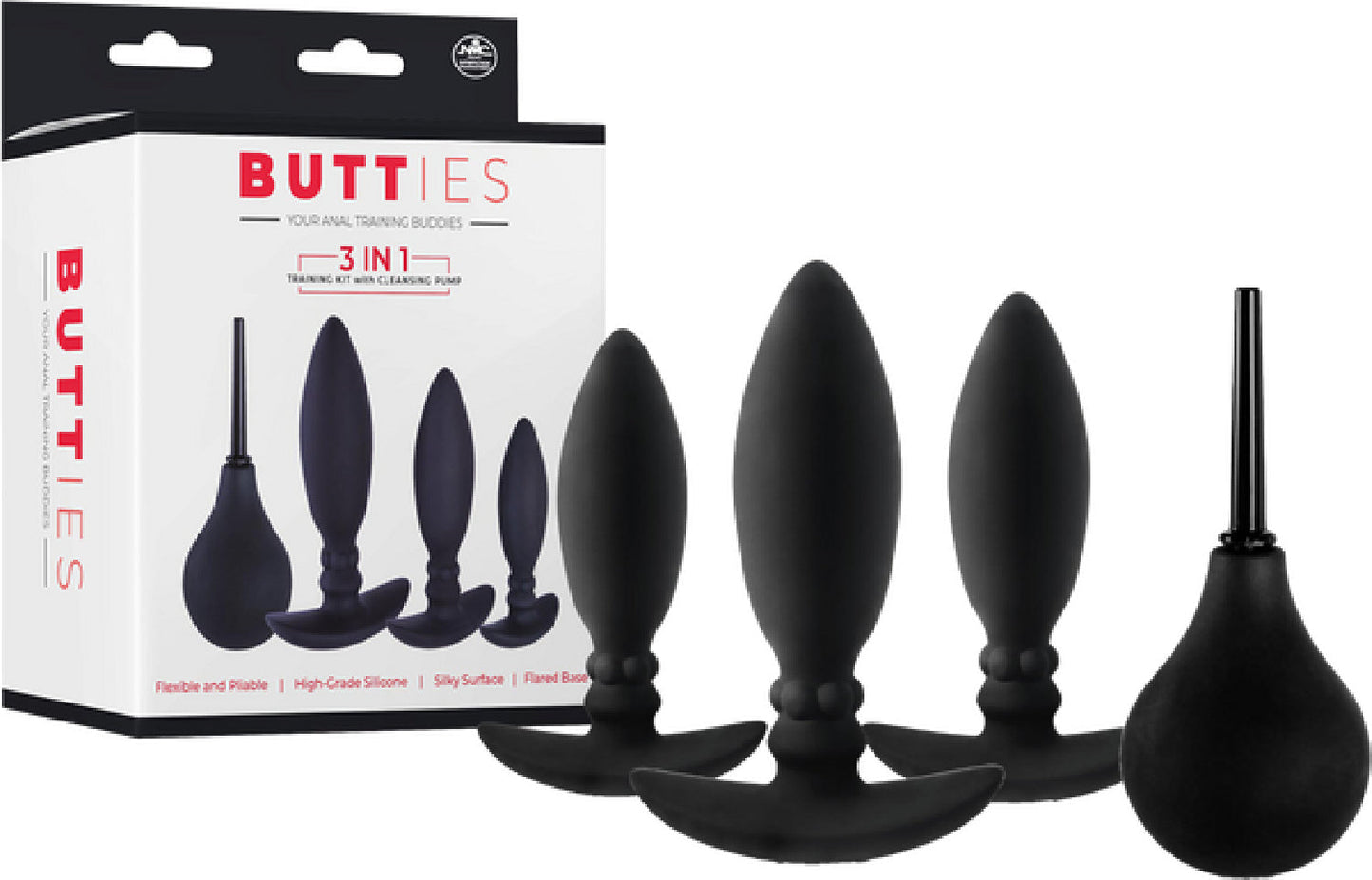 Butties 3in1 Training Kit & Cleansing Pump - online sex shop Aust