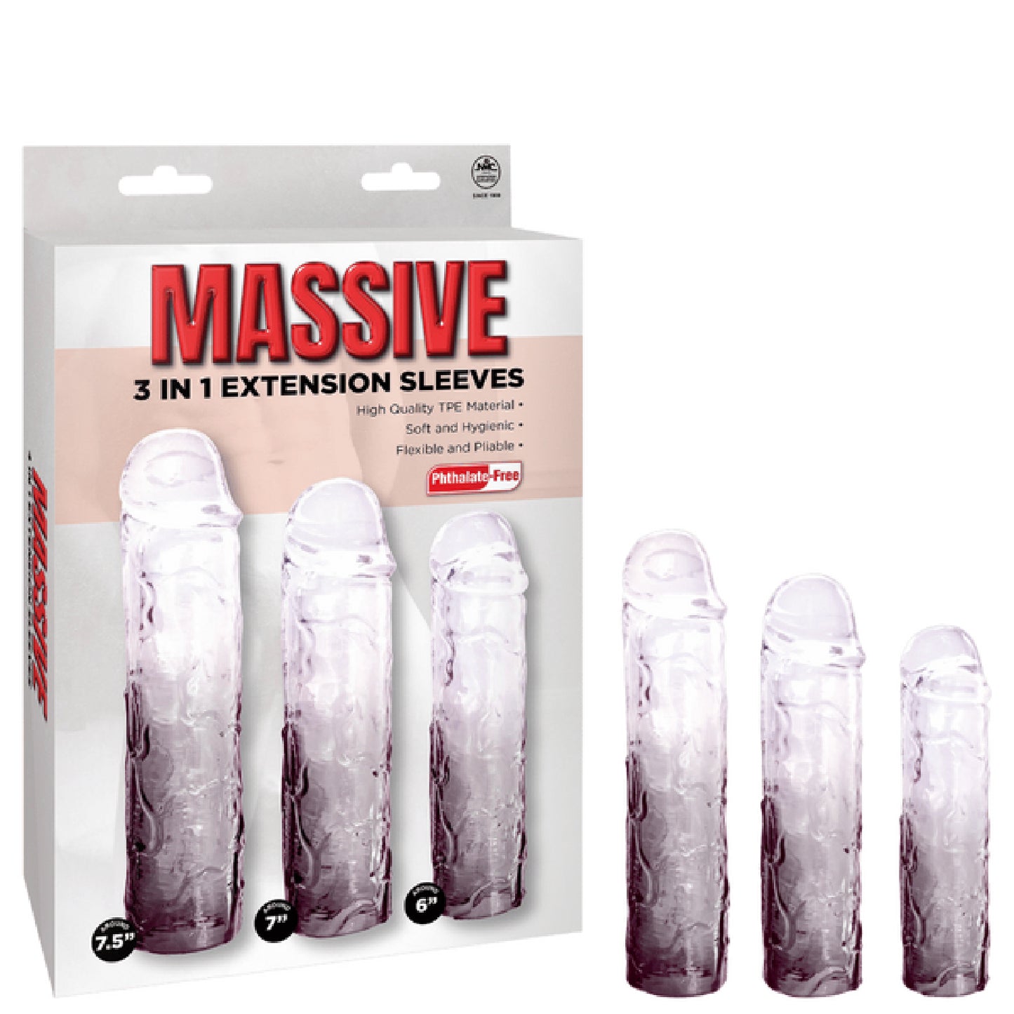 3 in 1 Extension Sleeve - sex lubes Australia | male masturbators Australia