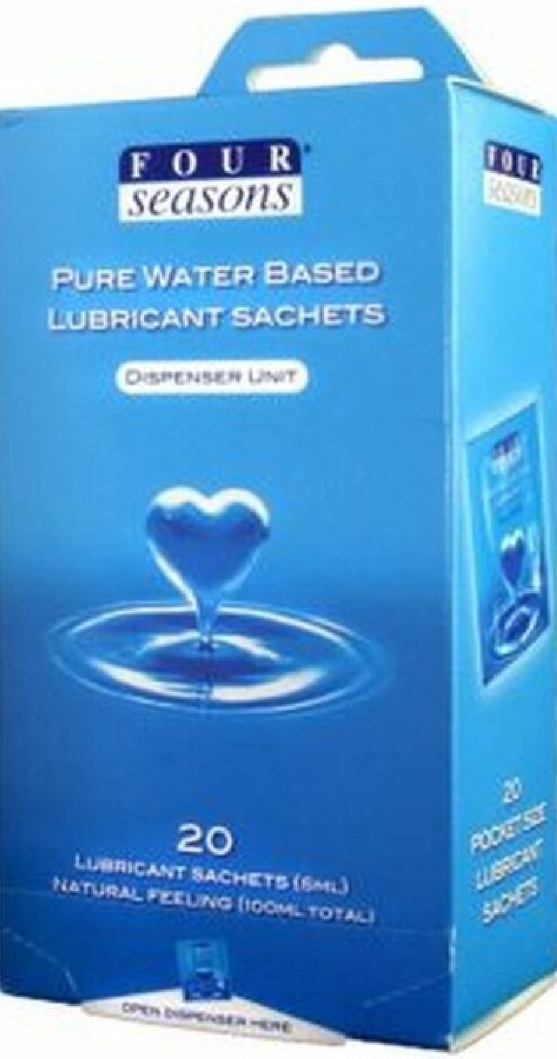 20PK Water Based Lube Sachets - dildos Australia | female strap ons Australia