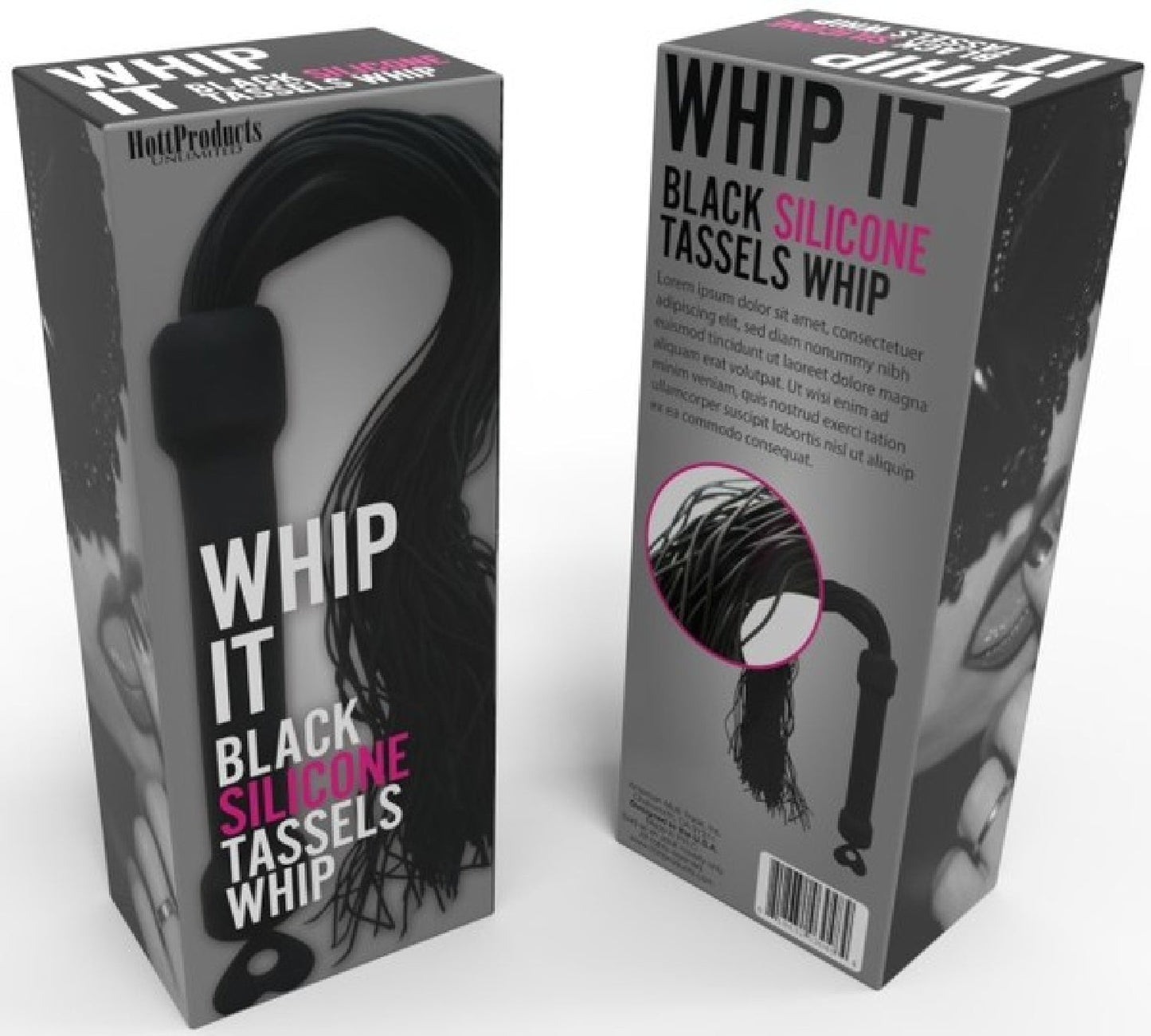 Whip It! Black Tassel Silicone Tassels Whip - vibrators Australia