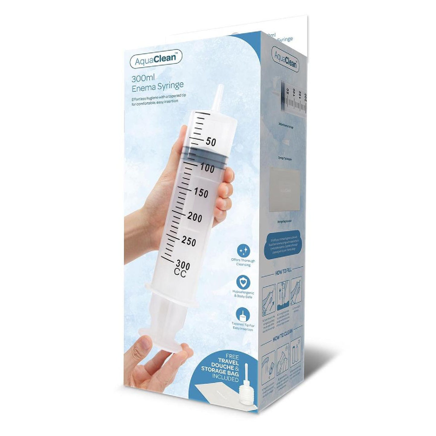 AquaClean 300ml Enema Syringe - Buy Bondage Gear in Australia | penis pumps Australia