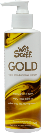 Wet Stuff Gold - Tube - sex lubes Australia | Female Strap Ons in