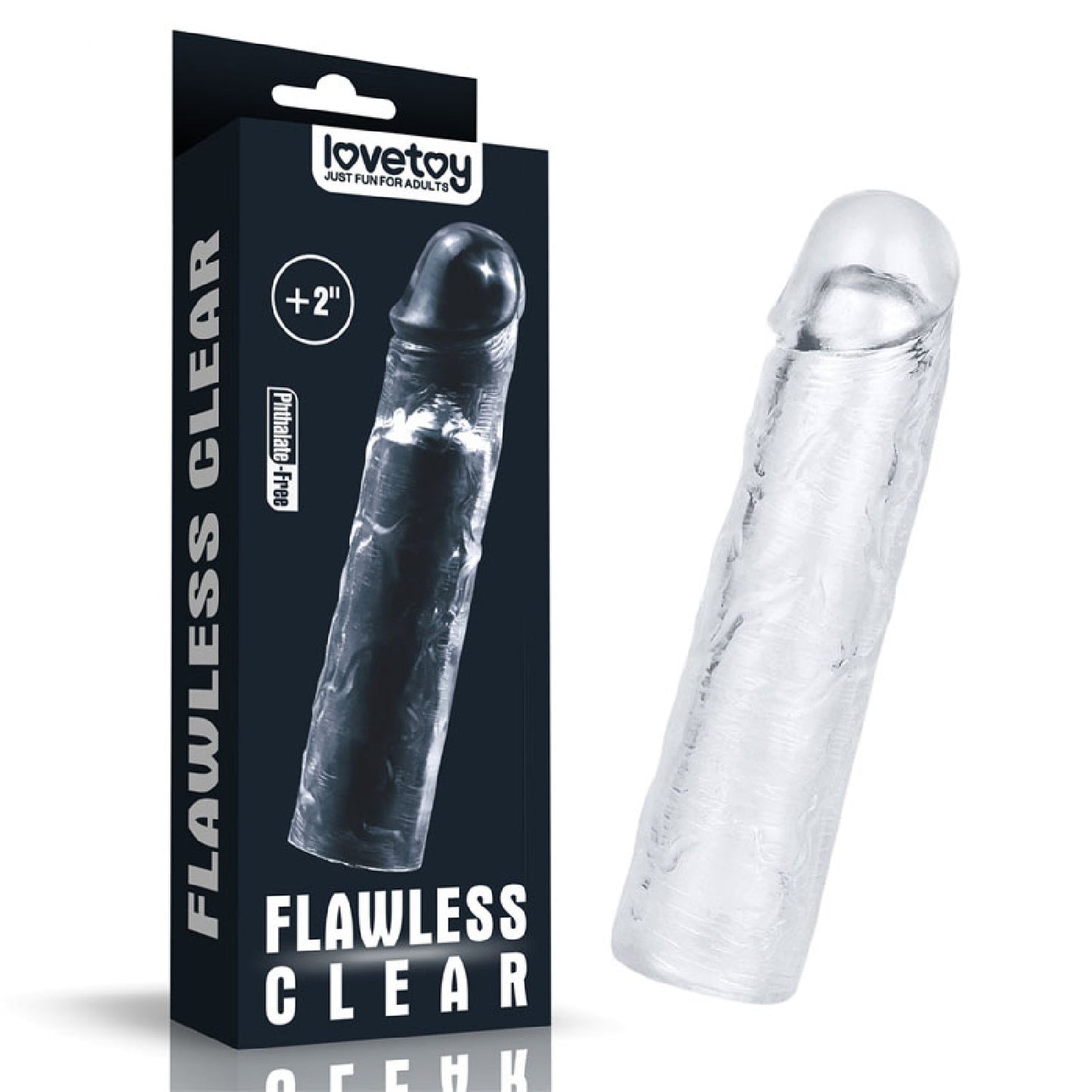 Flawless Clear Penis Sleeve 2'' - female strap ons Australia | bo