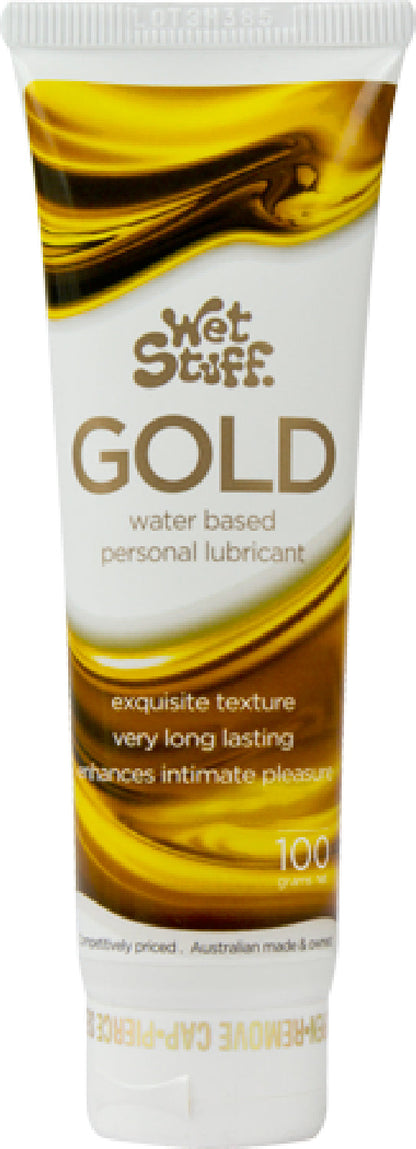Wet Stuff Gold - Tube - sex lubes Australia | Female Strap Ons in