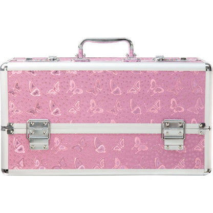 Lockable Large Vibrator Case Pink