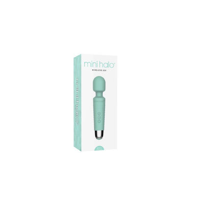 Shibari Mini Wand Halo 20X Minty Green