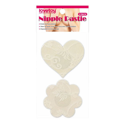 Lace Heart and Flower Nipple Pasties Twin Pk