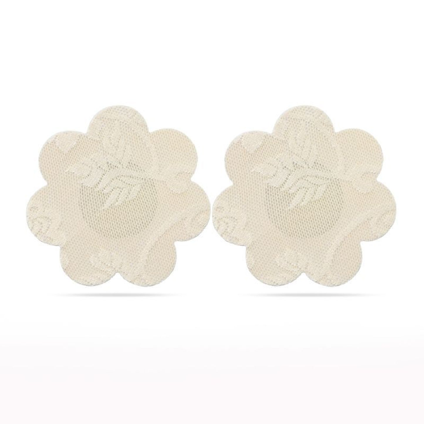 Lace Heart and Flower Nipple Pasties Twin Pk