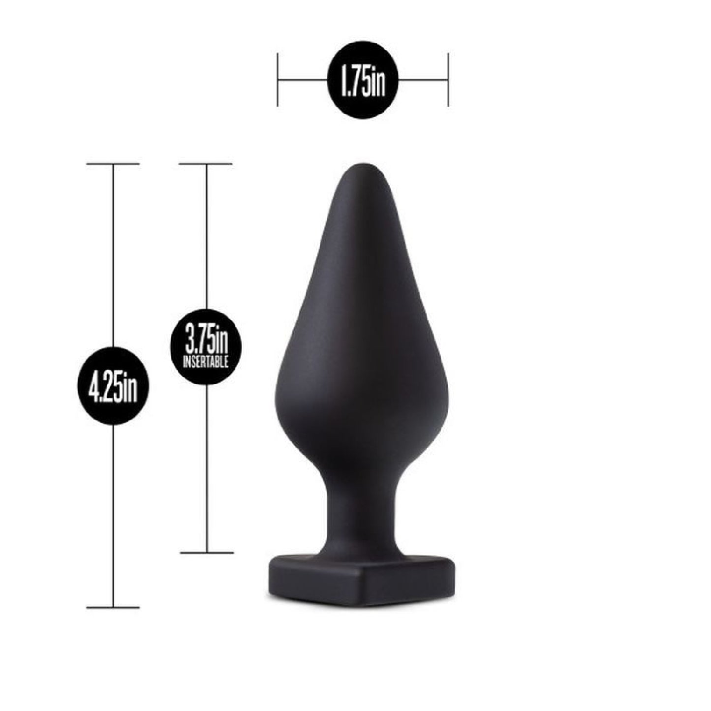 Temptasia Fuck Me Butt Plug Black