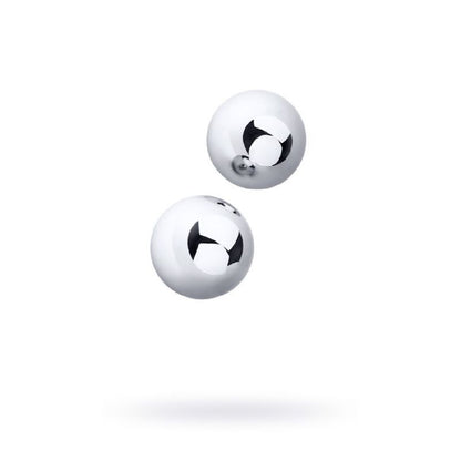 Silver Metal 2 Pc Vaginal Balls 3cm