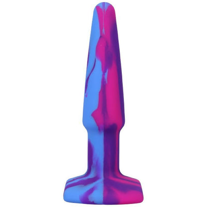 Groovy Silicone Anal Plug 4in Berry