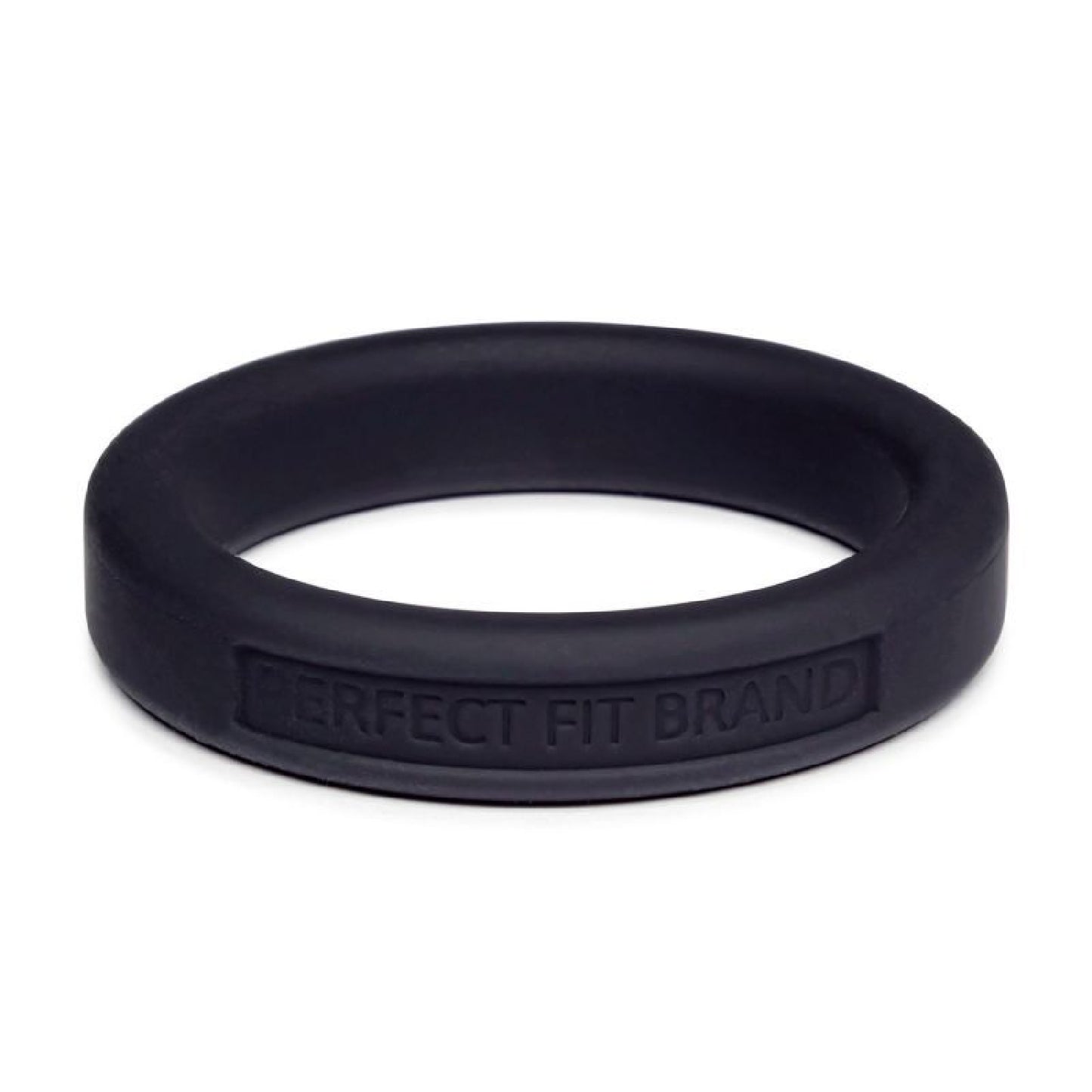 Classic Silicone Medium Stretch Penis Ring 44mm Black