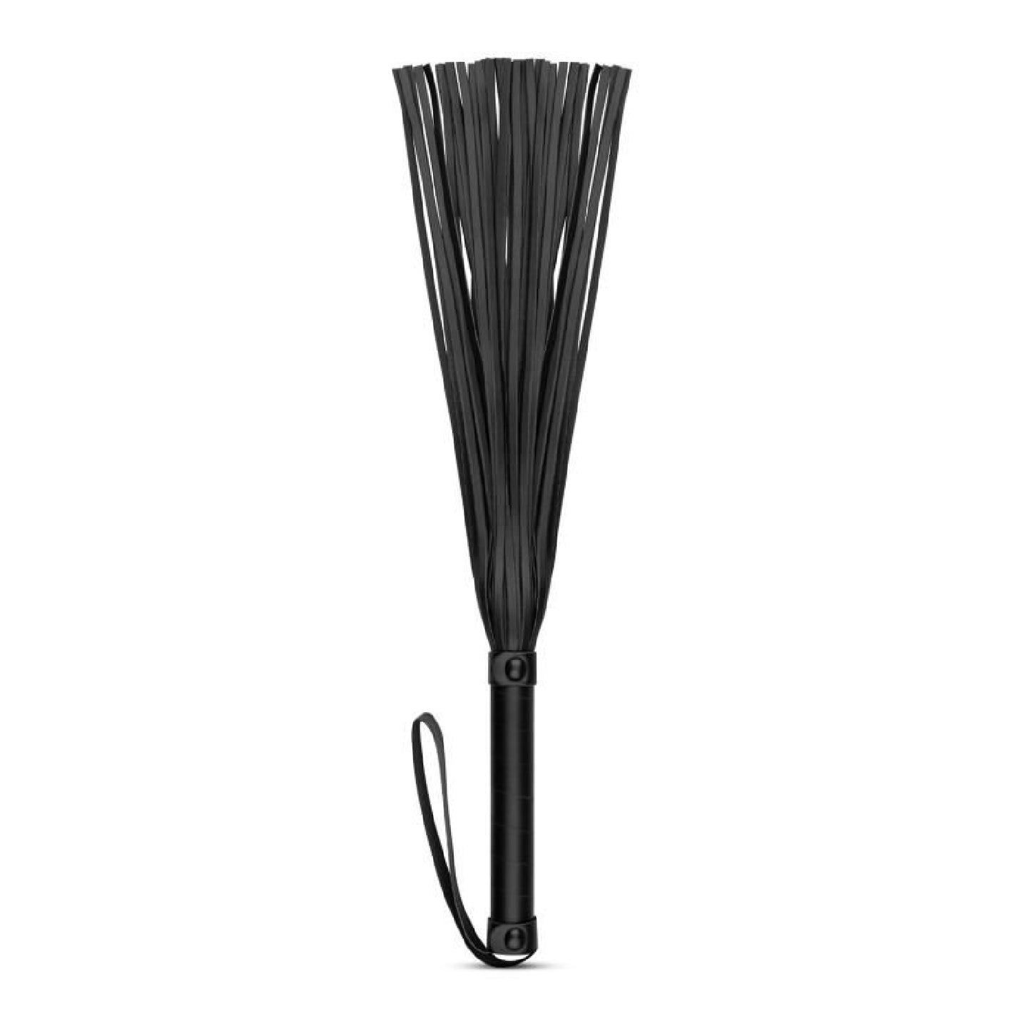 Faux Leather Flogger Black