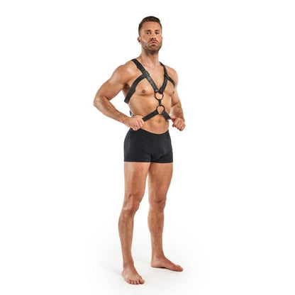 Rocco Bondage Harness Black
