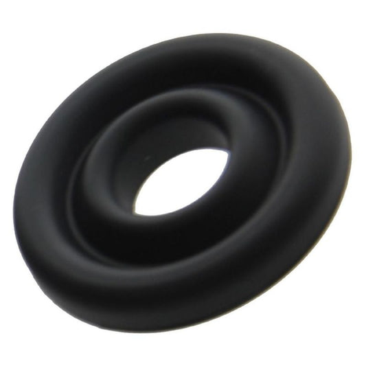 Silicone Donut Cushion Black for Pump Cylinder 1.75in-2.15in Dia