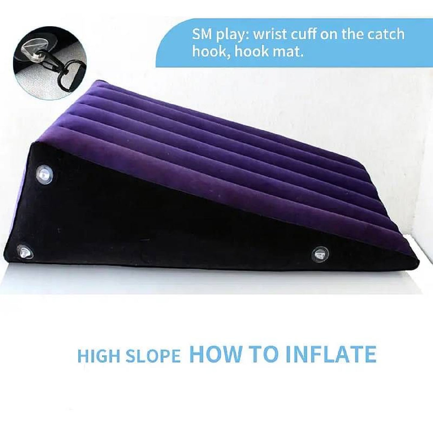 Large Inflatable Sex Positioning Wedge Cushion