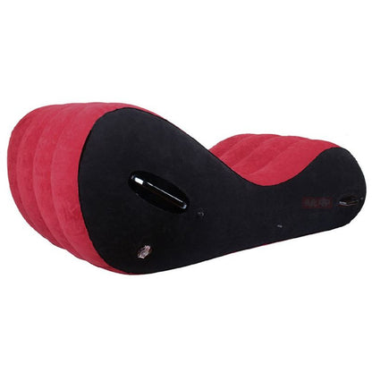 Large 1.5m Inflatable Suede Love Lounge with Handrail