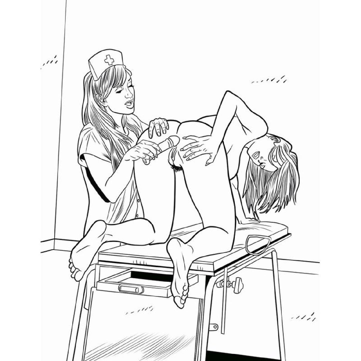 XXX Nurses Colouring Book