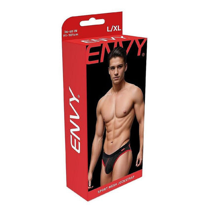 Envy Sport Mesh Jock Black