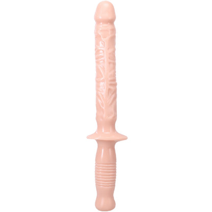 The Classic Manhandler - 10" Dildo Plus Handle (White)