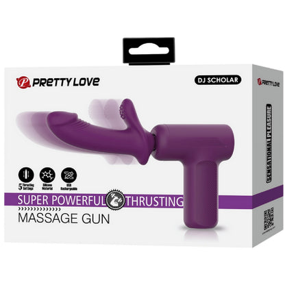 Super Power Thrusting Massage Gun (Purple)