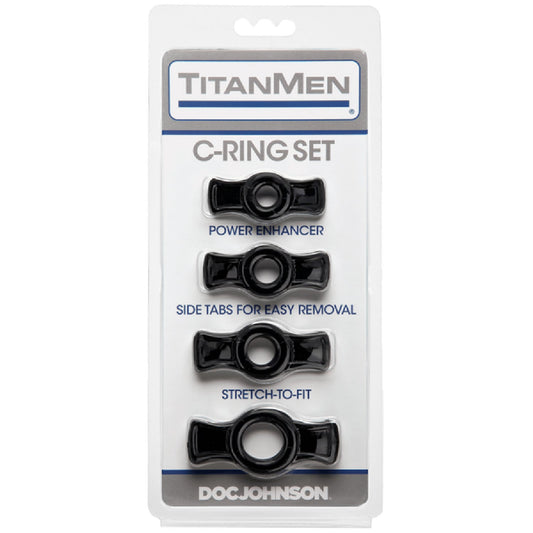 Cock Ring Set (Black)
