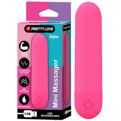 Stefan - Rechargeable Mini Massager (Purple)