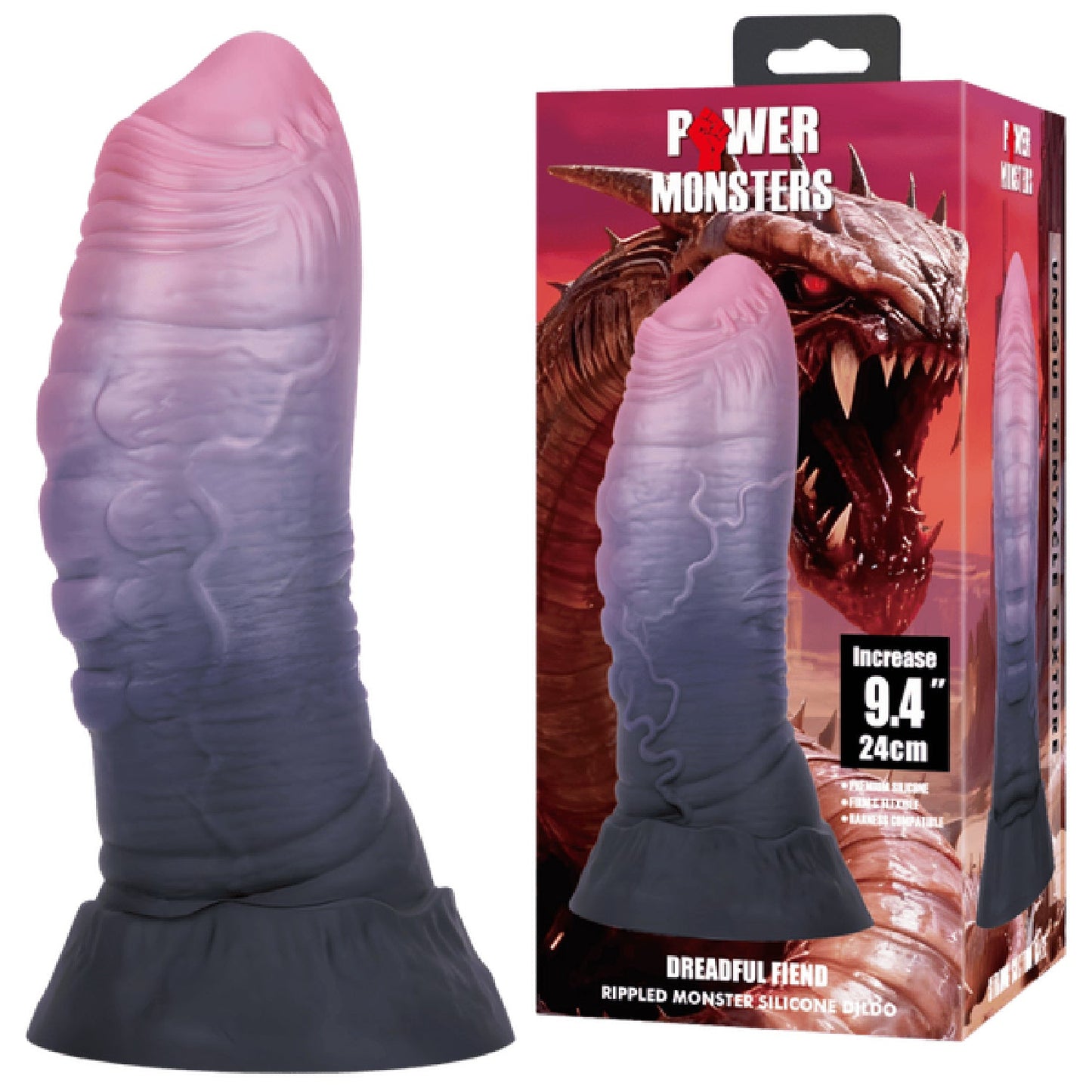 Dreadful Fiend 9.4" (Pink/Purple)