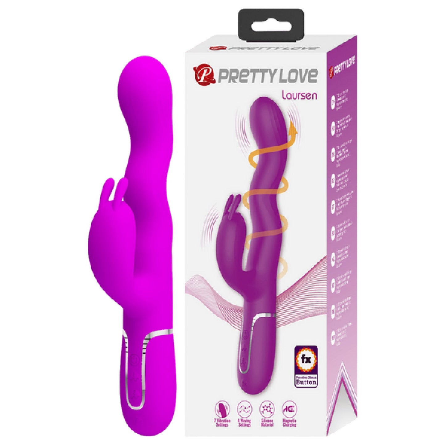 Rechargeable Laursen with Wave Function (Pink)