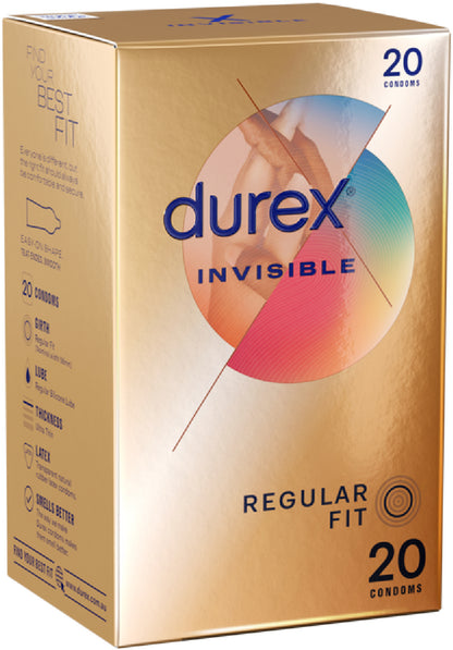 Invisible - Regular Fit 20's - Couple Sex Toys in Australia | sex swings Australia