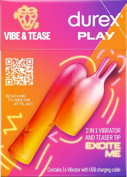 Play Vibe & Tease 2 In 1 Vibrator & Teaser Tip - Fetish Gear Australia | Buy Sex Kits in Australia