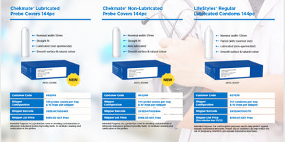 Chekmate Lubricated Probe Cover 144's - vibrators Australia | female sex toys