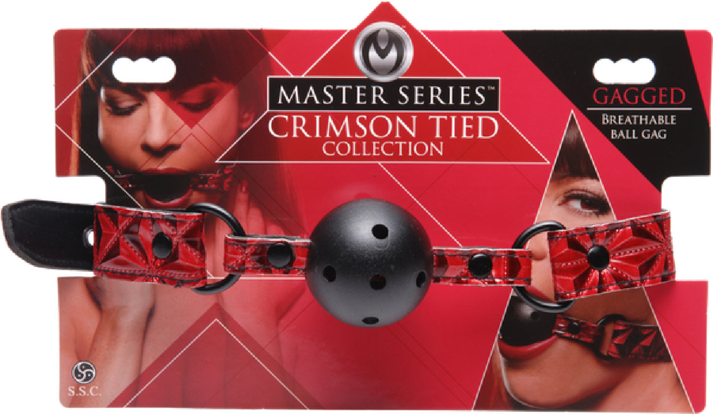 Crimson Tied Breathable Ball Gag - fetish gear Australia | Buy Sex Swings in Australia