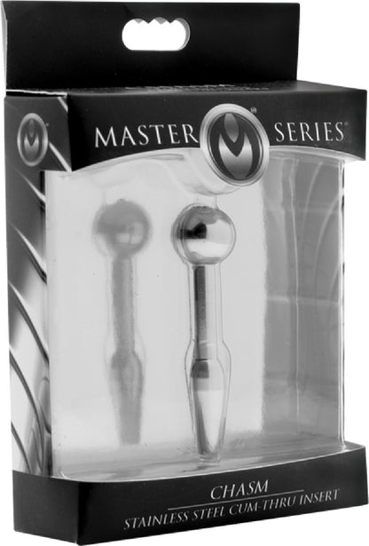 Chasm Stainless Steel Cum-Thru Urethral Insert - sex kits sets Australia | Best Anal Toys in Australia