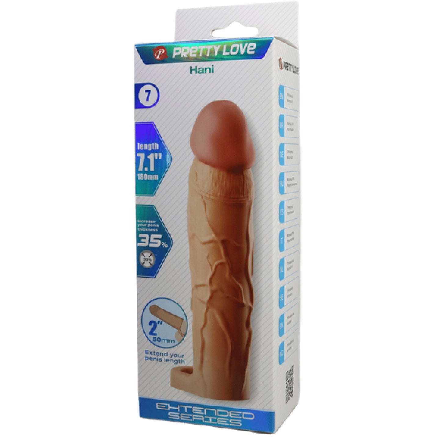 Hani 7.1" - female strap ons Australia | Male Strap Ons Australia