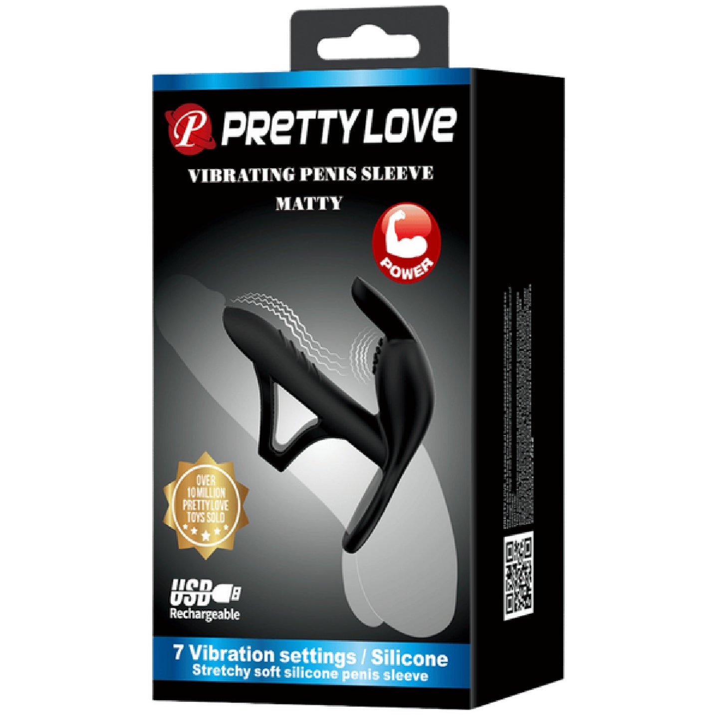 Vibrating Penis Sleeve - Matty - bullet vibrators Australia | male sex toys