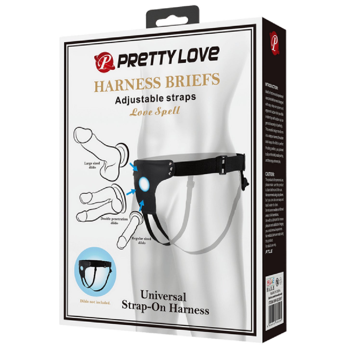 Universal Strap-On Harness - Love Spell - Female Strap Ons in Australia | Bullet Vibrators in Australia