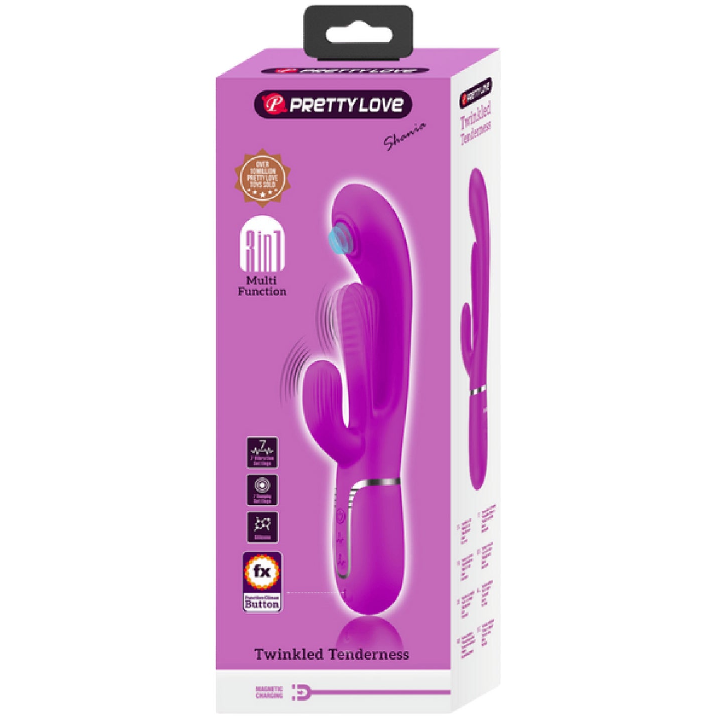 Shania - 4in1 Multi-function Vibrator - fetish gear Australia | glass sex toys Australia