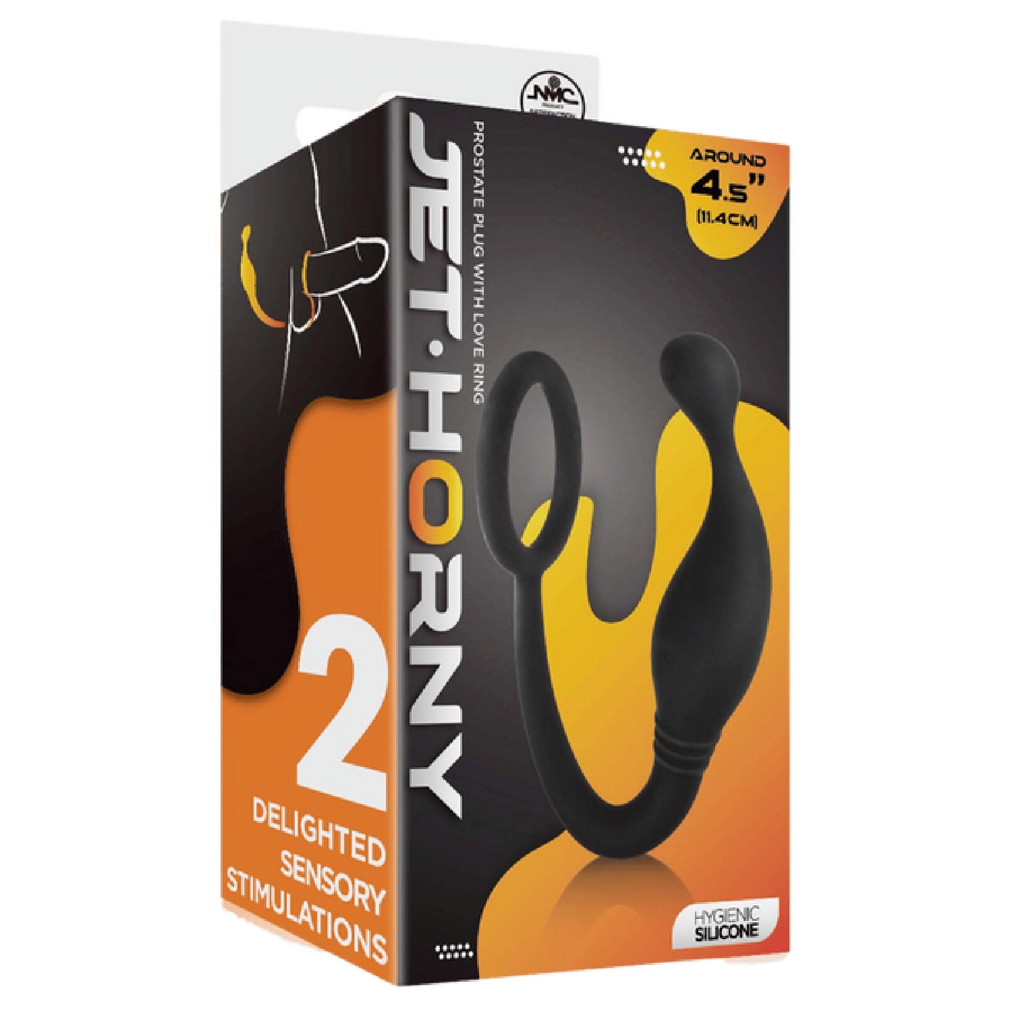 Prostate Plug with Love Ring - 4.5" - fetish gear Australia | Best Anal Toys in Australia
