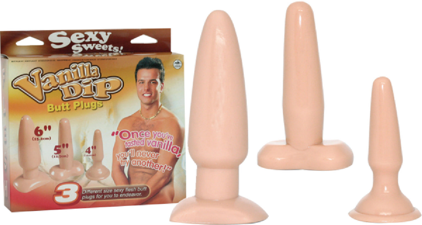 Vanilla Dip Butt Plugs - Dildos in Australia | Best Cock Rings in Australia