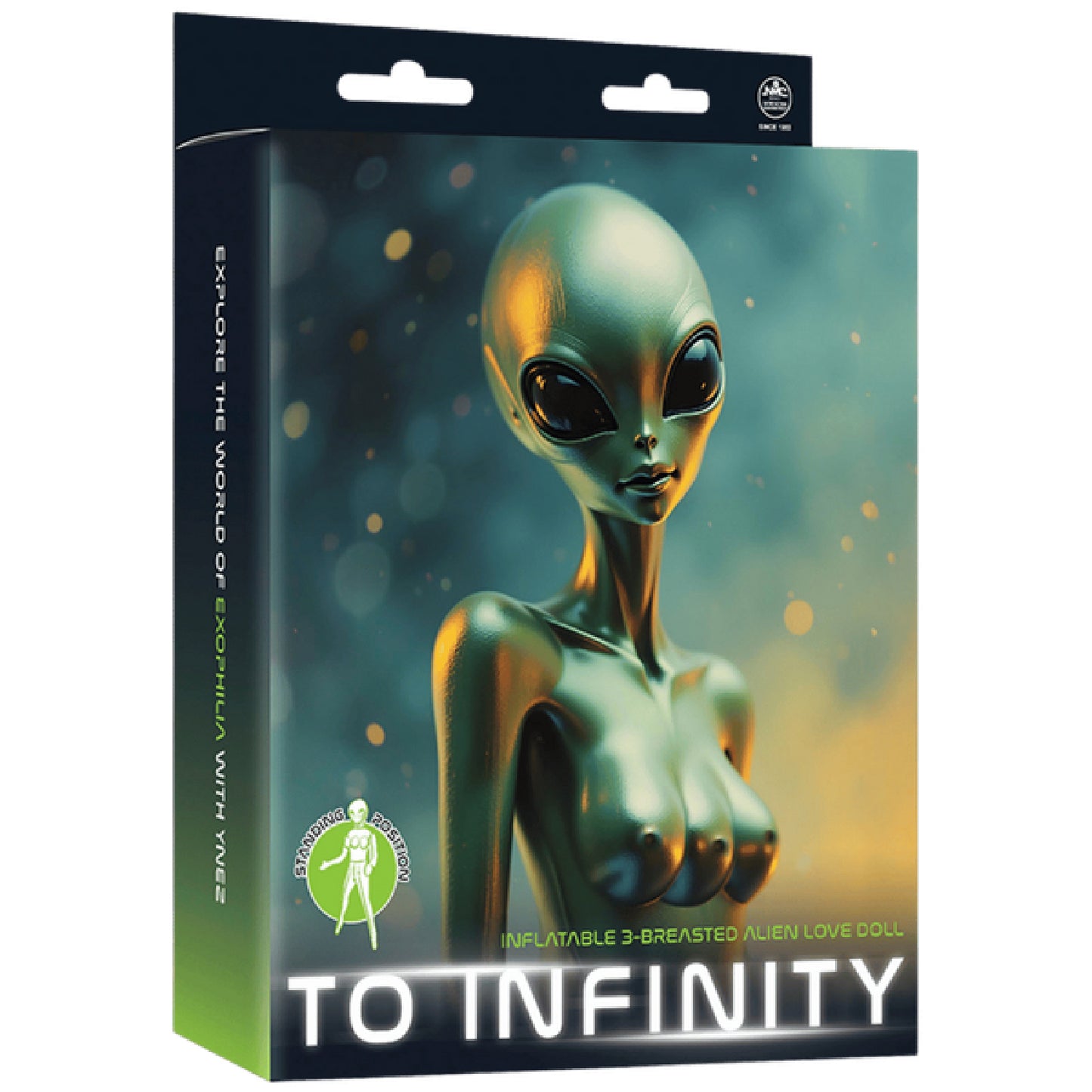 Inflatable 3-Breasted Alien Love Doll -
